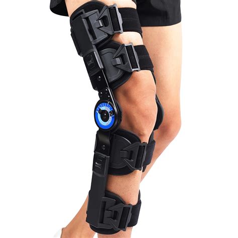 Buy Orthomen Hinged ROM Knee Brace, Post Op Knee Brace for Recovery ...