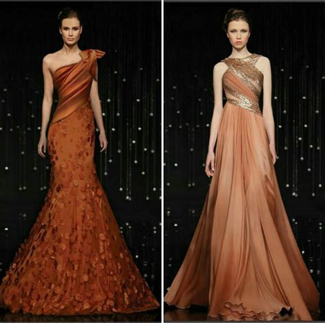 Love this bronze color and the one shoulder look. Stunning dresses. | Stunning dresses ...