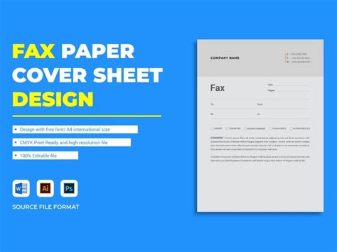 Professional fax cover sheet design | Upwork