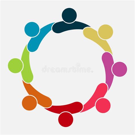 People circle multisex stock vector. Illustration of party - 2218109