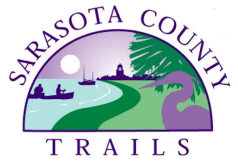 the logo for sarasota county trails