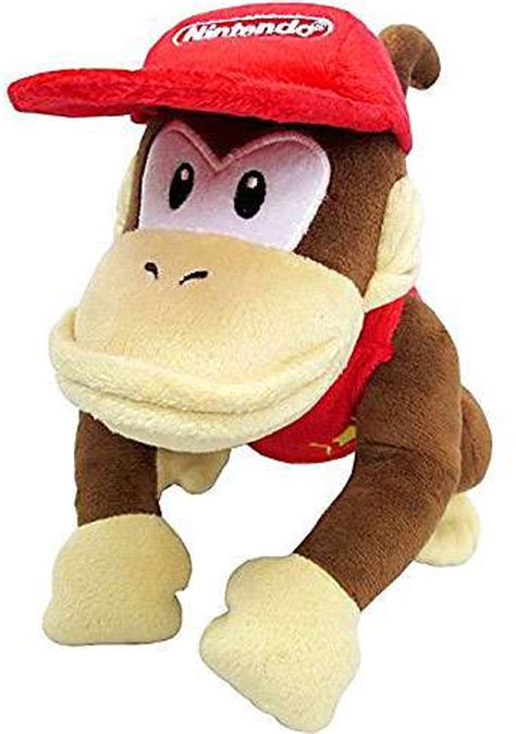 Super Mario Diddy Kong 7 inch Plush Little Buddy - ToyWiz