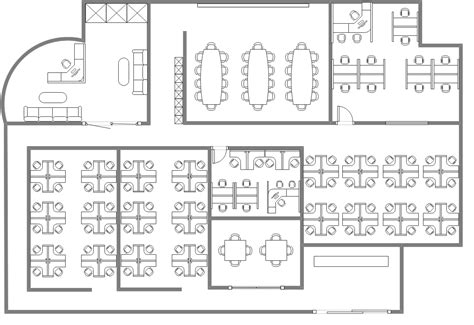 Office Layout | Types and Design Ideas - Edraw