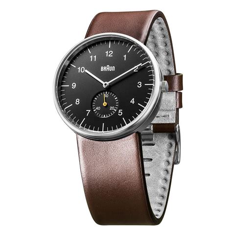 top3 by design - Braun - BN0024 blk-brown leather 38mm | Braun watches ...