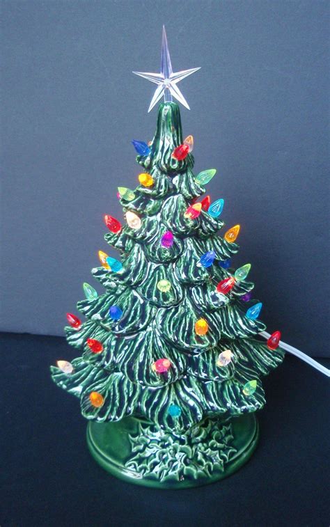 Diy vintage style ceramic christmas tree light 19 add light kit – Artofit