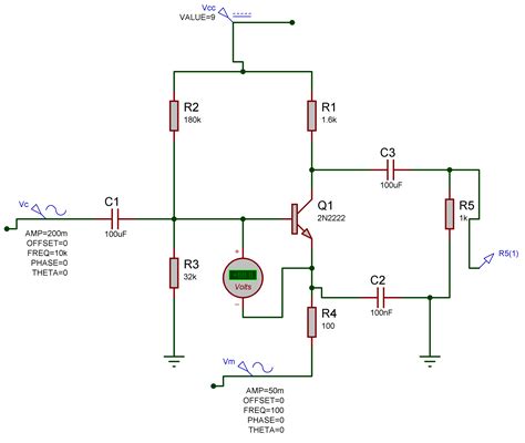 Explain Amplitude Modulation With Circuit Diagram