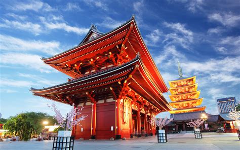 Wallpaper Tokyo Japan Asakusa Kannon Temple Temples Cities 3840x2400