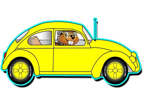 Yellow Car Cartoon - ClipArt Best