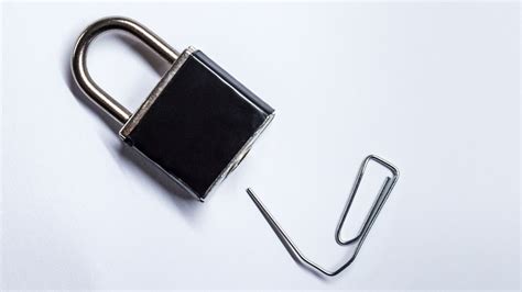 How to Pick a Lock with a Paperclip (or Two)