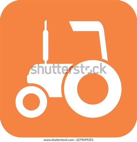 Tractor Vector Silhouette Red Background Stock Vector (Royalty Free) 2279699351 | Shutterstock