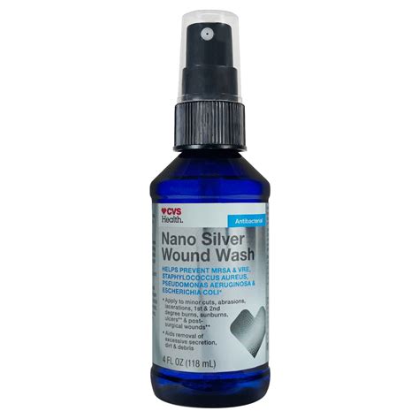 CVS Health Nano Silver Wound Wash, 4 OZ | Pick Up In Store TODAY at CVS