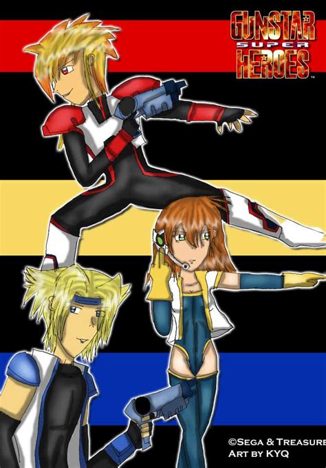 Gunstar Super Heroes by KYQ on deviantART