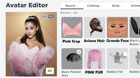 Ariana Grande Roblox Adopt Me - Aesthetic Girl Roblox Outfits