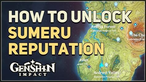 How to unlock Sumeru Reputation Genshin Impact - YouTube