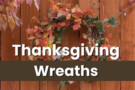 15 Best Thanksgiving Wreaths - Sparkling Boy Ideas