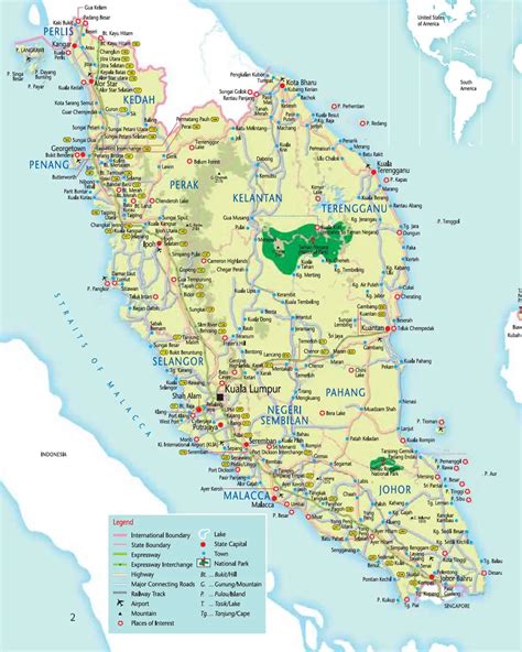 Malaysia Map • Mapsof.net