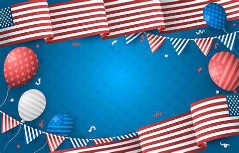 4th of July USA Independence Day Background 7407850 Vector Art at Vecteezy