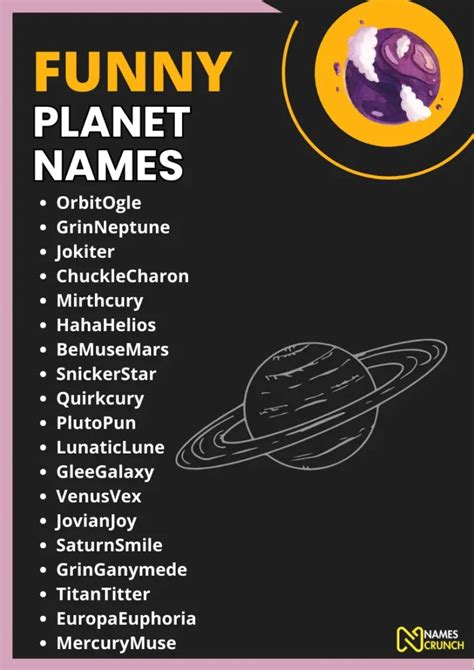 Funny Planet Names [250+ Imaginary Ideas] - Names Crunch