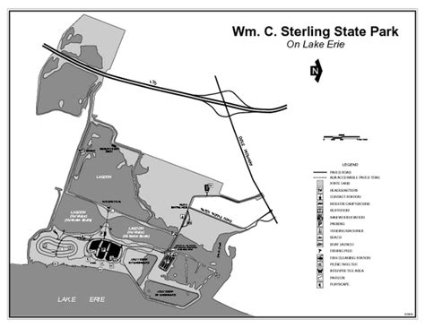 Sterling State Park Michigan Site Map - Sterling State Park Michigan • mappery