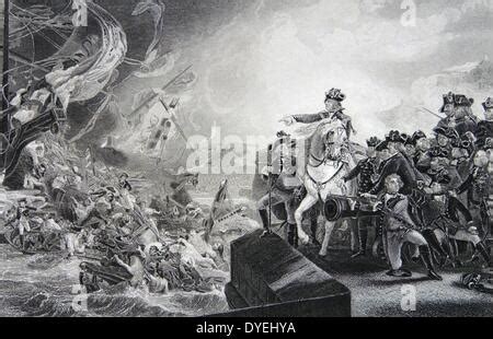 Anglo-Spanish War 1727 - 1729, siege of Gibraltar by the Spanish Stock ...