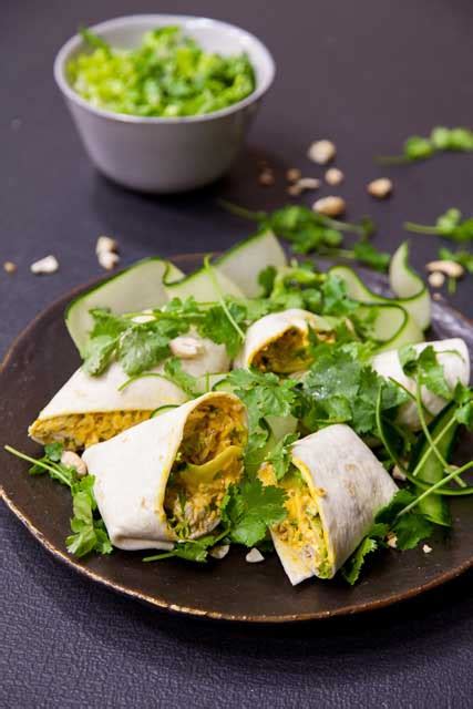 Coronation Chicken Wraps - Zola Nene