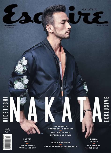 Hidetoshi Nakata para Esquire Malasia Febrero 2016 por | Hidetoshi nakata, Fashion magazine ...