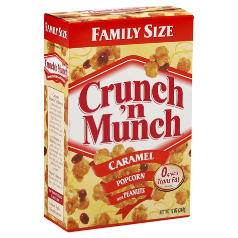 Crunch 'n Munch Caramel Popcorn with Peanuts, Family Size, 12 oz (340 g) - Food & Grocery ...