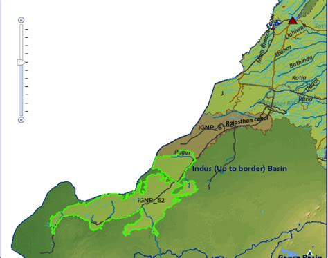 Indira Gandhi Canal Map