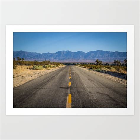 Desert Road Art Print by Nicole Dupee | Society6