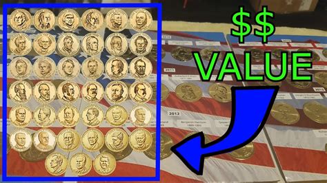 Value of a Complete Presidential Dollar Series - YouTube