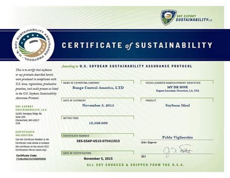 First U.S. Soybean Sustainability Certificates for Latin America Issued ...