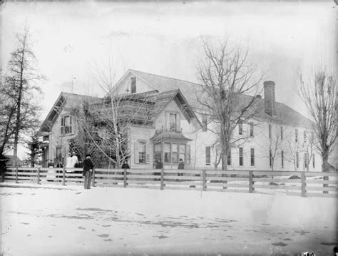 Dr. George Dale in front of Iola Cancer Sanitorium | Photograph | Wisconsin Historical Society