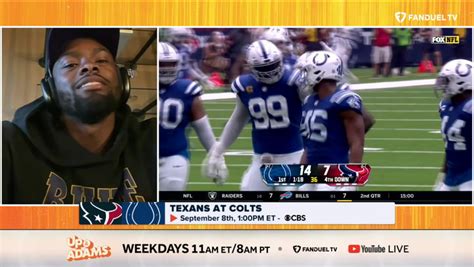 E.J. Speed on Colts-Texans Rivalry - Up & Adams