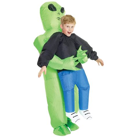 Morph Inflatable Alien Abduction Costume For Adults Blow Up Suit For Outdoor Party ...