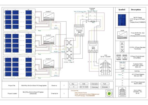 Single Line Diagram For Solar Pv System Off Grid Solar Syste