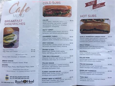 Menu at Leo's Bakery and Deli, East Rochester