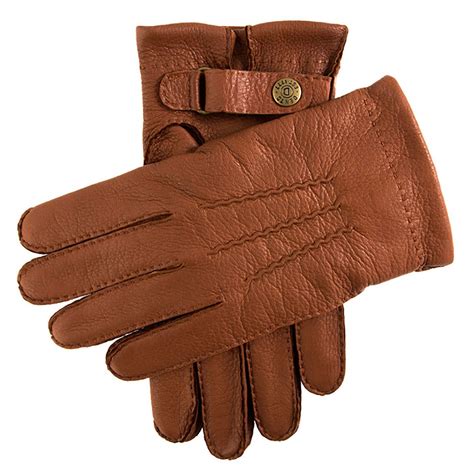 Dents cashmere lined leather gloves