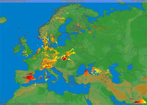 Europe :: Archives :: Maps :: Europe (Big) :: LightningMaps.org