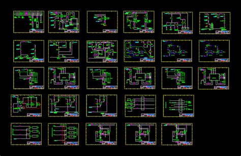 Electrical Drawings DWG Block for AutoCAD | Autocad, Electricity, Electrical cad