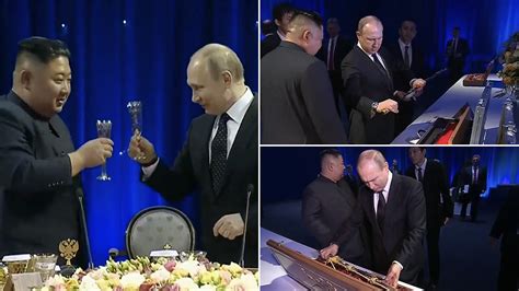 Clinking glasses & swapping swords: Watch highlights from Kim's summit with Putin (VIDEOS) — RT ...