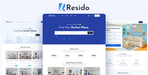 Resido - Real Estate HTML Template by themezhub | ThemeForest