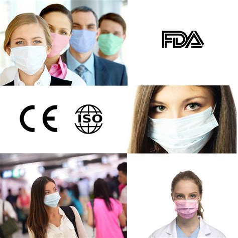 Surgical Masks Medical Flu Antiviral Dust Pollen Disposable Earloop ...