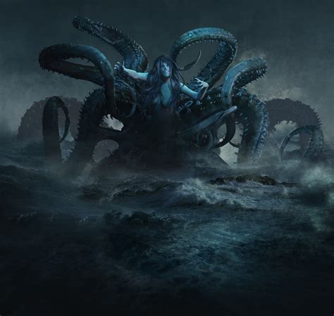 Scylla by Guillem H. Pongiluppi on ArtStation | Mythical creatures ...