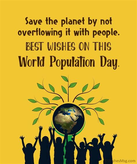 World Population Day Wishes, Quotes and Slogans (2024) - WishesMsg