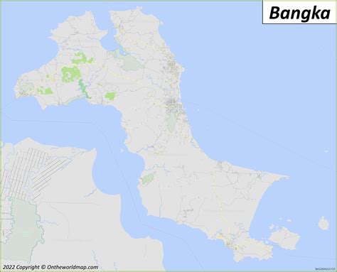 Bangka Island Map | Indonesia | Detailed Maps of Bangka Island