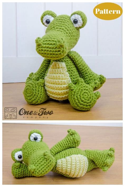 7 Alligator Crocodile Amigurumi Crochet Patterns - Page 2 of 2 in 2021 ...