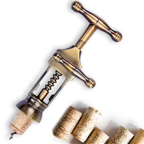 Zinc Alloy Easy Red Wine Opener Corkscrew Wine Bottle Opener Cork Puller Remover Champagne ...