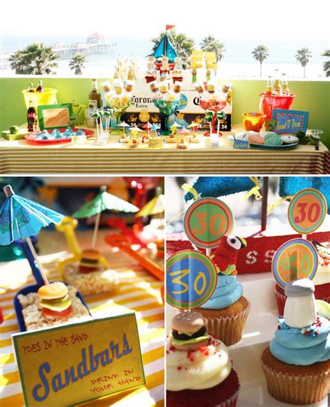 {A Pirate Looks at 30} Jimmy Buffett Themed Surprise Party // Hostess ...