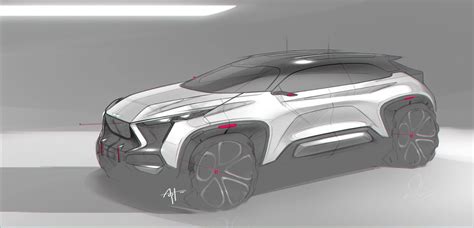 SUV sketch by Arthur Martins | Autodesign, Coole autos, Autos und motorräder