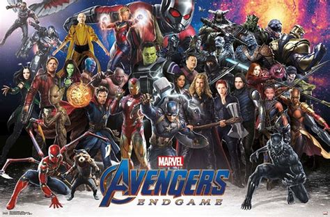 Avengers Endgame - Lineup 24 x 36 – GLOBAL PRINTS